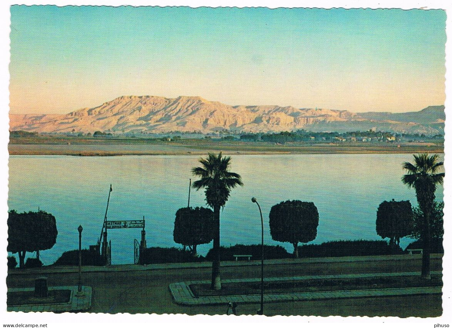 AFR-1711  LUXOR : Nile View In The Morning - Louxor