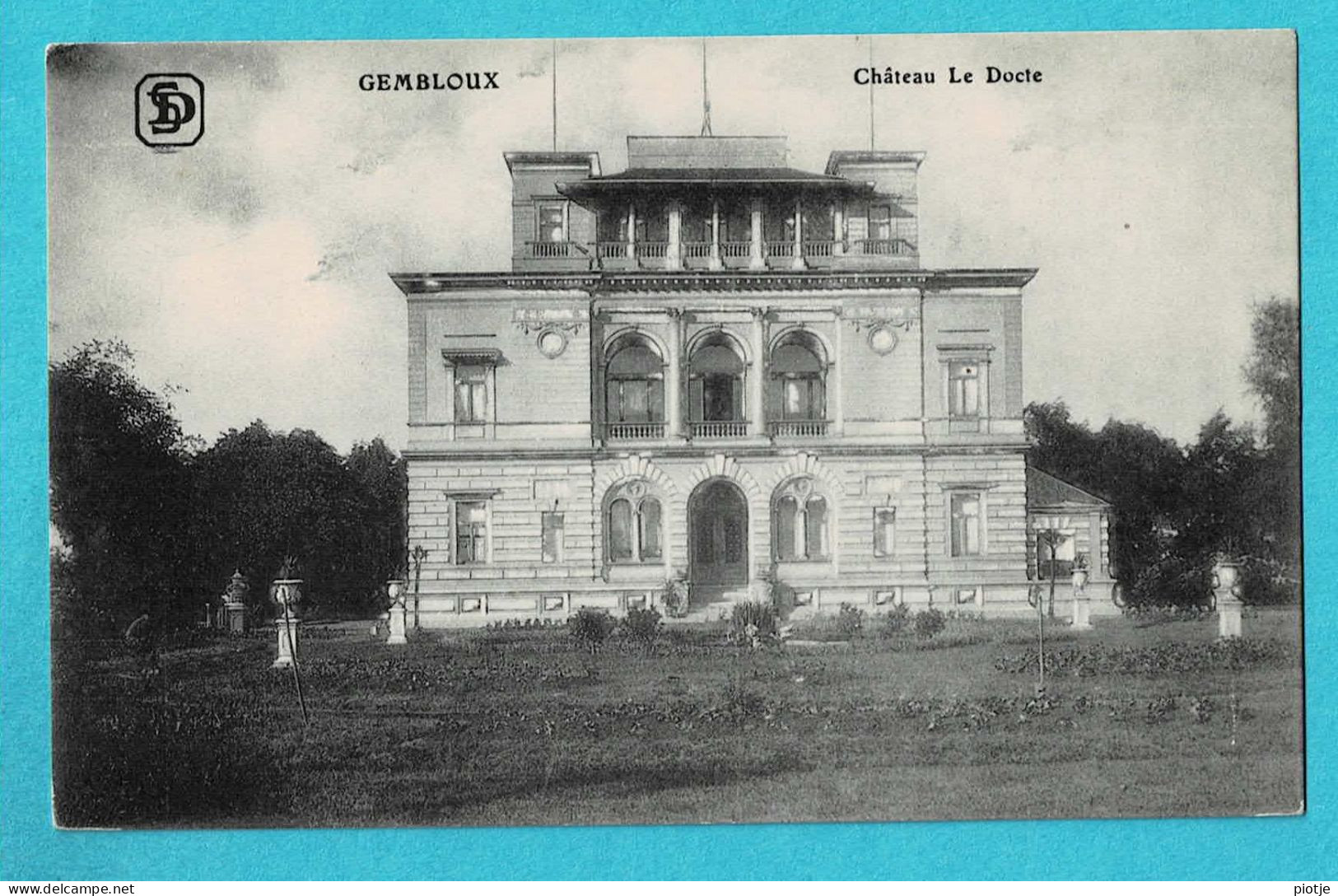 * Gembloux (Namur - La Wallonie) * (Edit S.D.) Chateau Le Docte, Kasteel, Schloss, Castle, Unique, Old, Rare - Gembloux