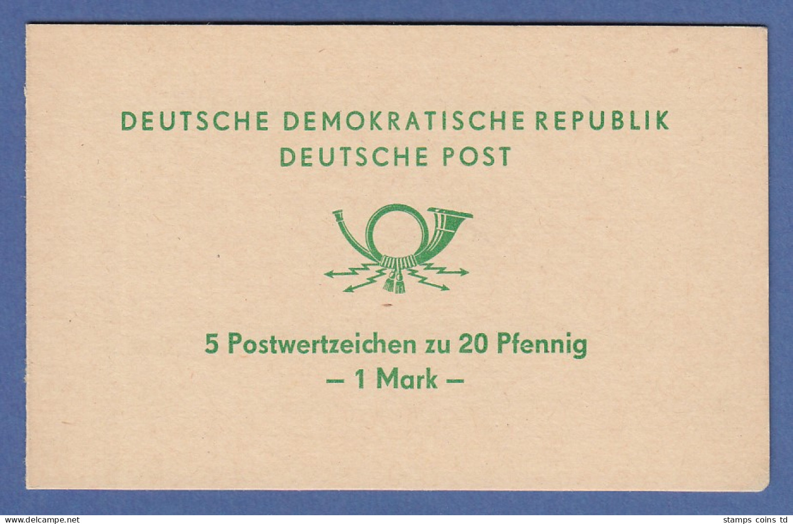 DDR Sondermarken-Heftchen SMHD 2 B ** Mit Je 1 X DDR HBL 12 Und 13  SELTEN !!! - Postzegelboekjes