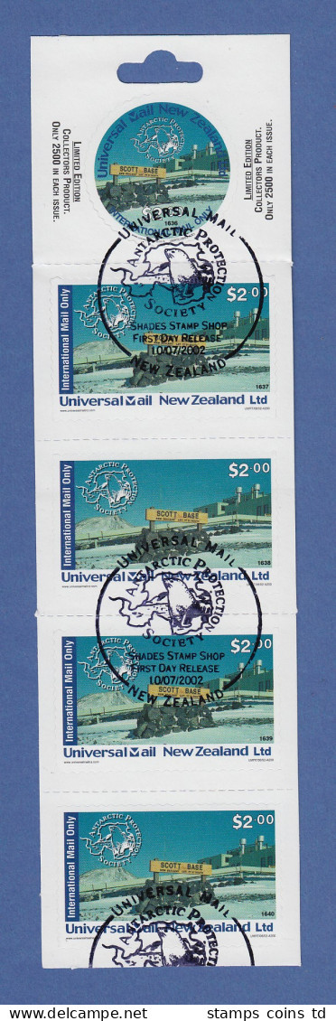 Neuseeland Universal Mail Heftchen(teil?) Mit 5 Selbstklebenden Briefmarken ET-O - Other & Unclassified