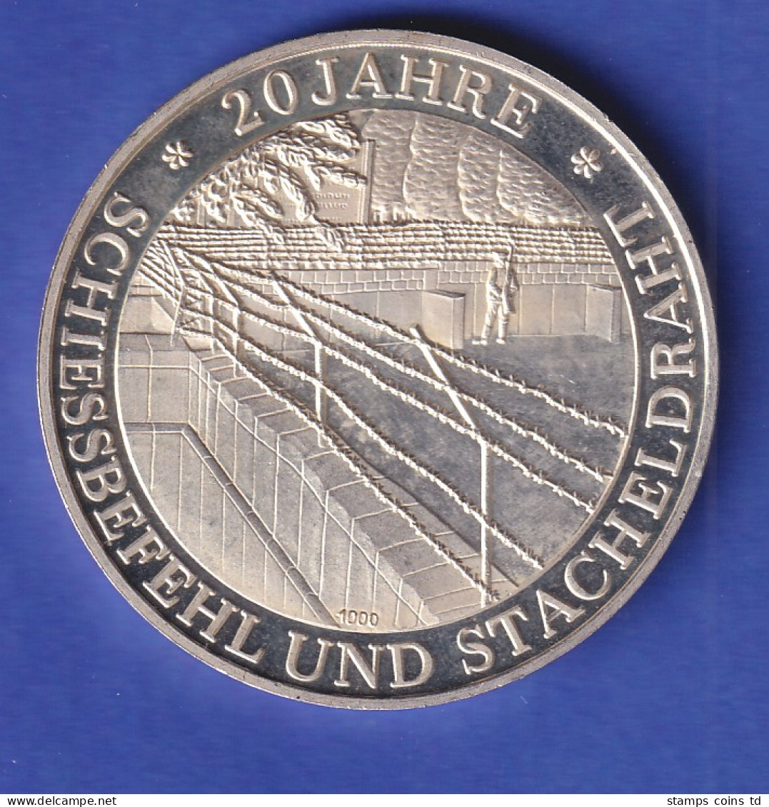 Silbermedaille 20 Jahre Berliner Mauer 1981 - Non Classés