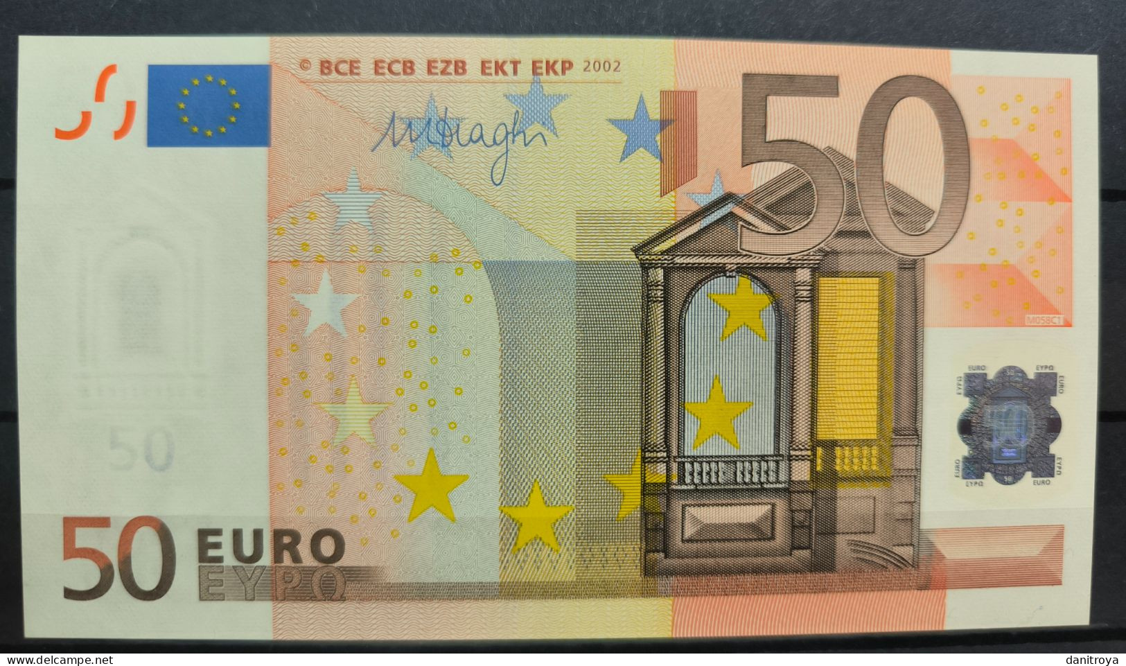 Billete 50 Euros, Firma Draghi, España M058, SIN CIRCULAR - 50 Euro