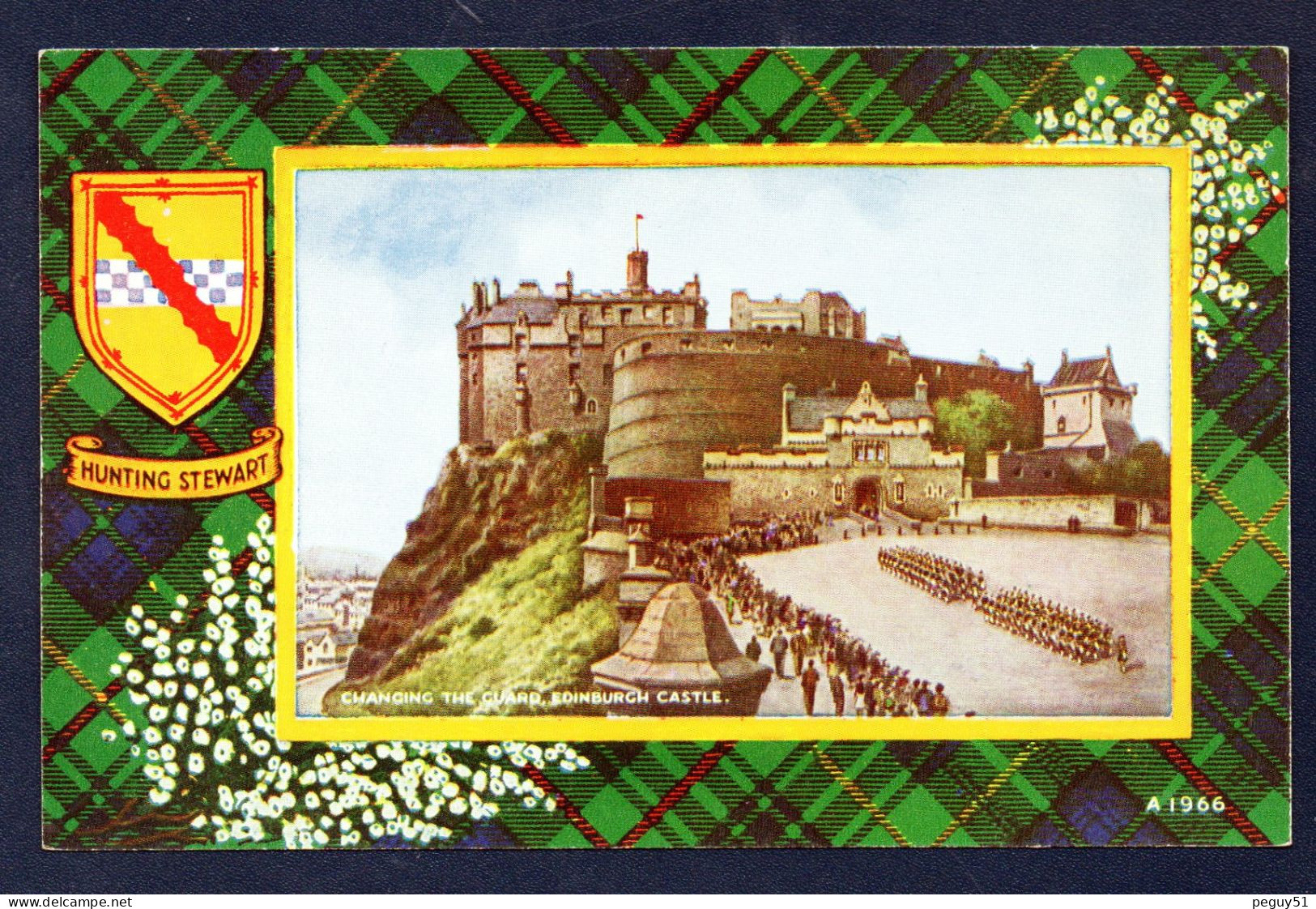 Royaume-Uni. Ecosse. Edinburgh Castle Changing The Guard. Blason Hunting Steward. - Midlothian/ Edinburgh