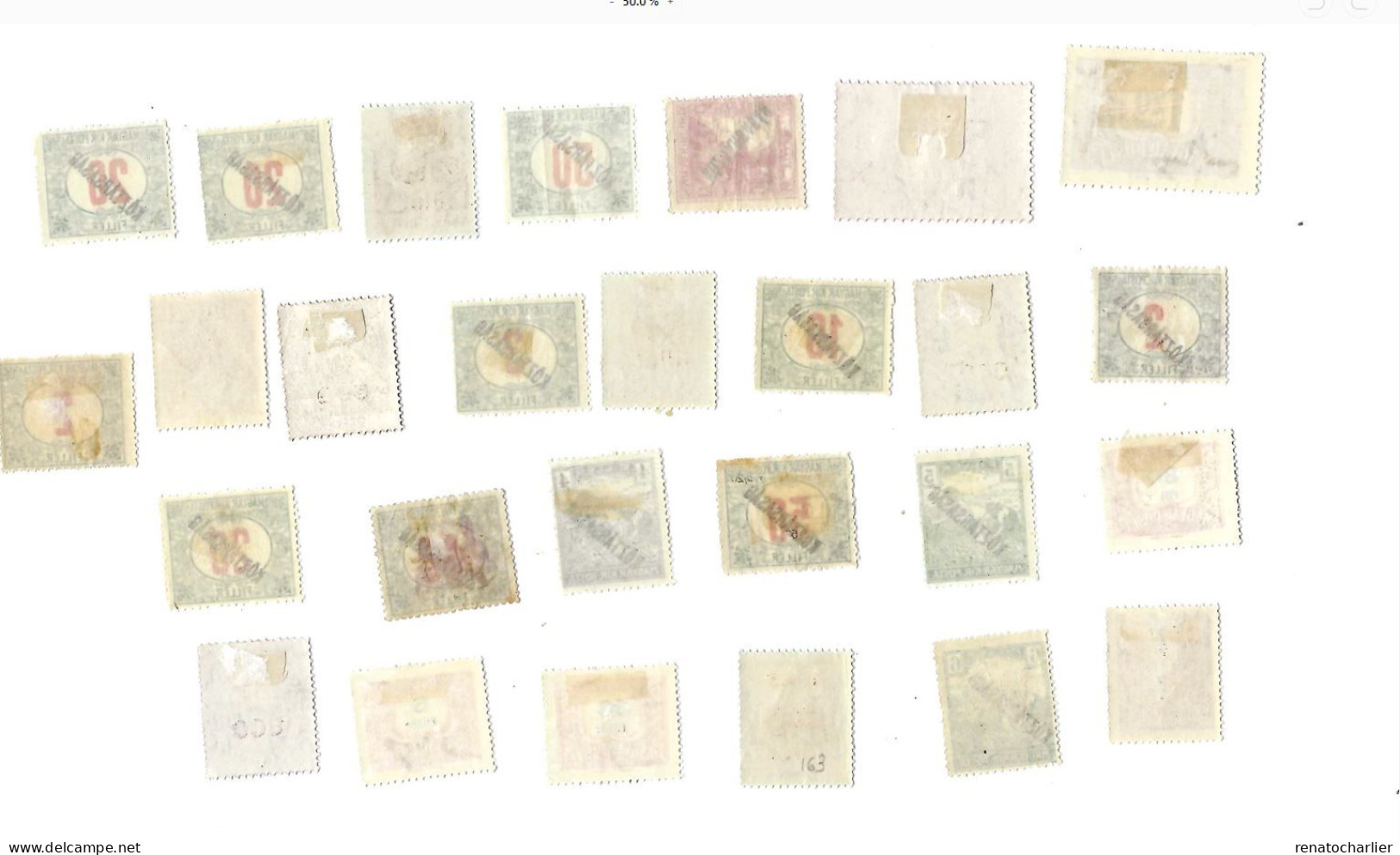 Collection De 40 Timbres MH,Neuf Avec Charnière.anciens. - Collections