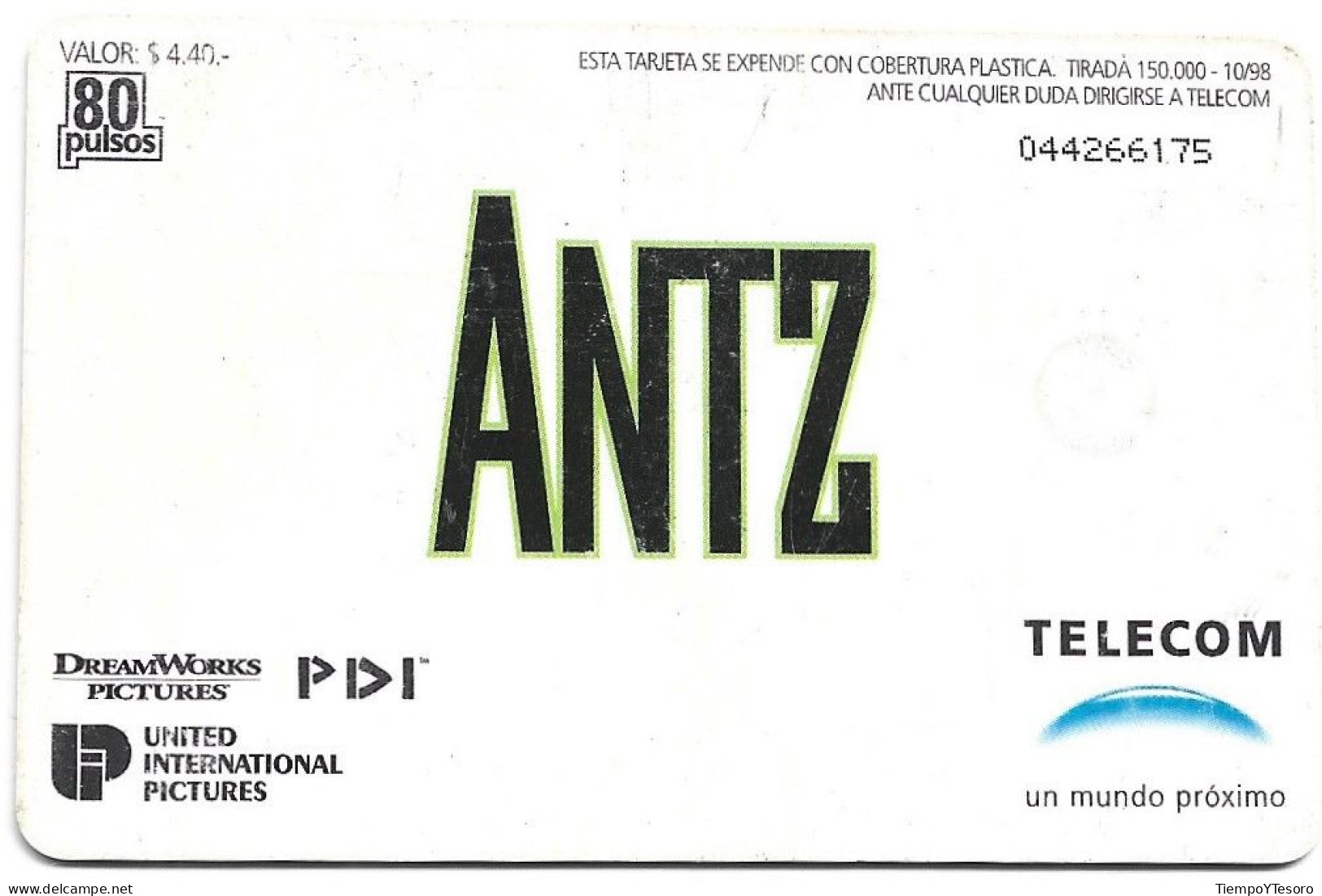 Phonecard - Argentina, Antz, N°1106 - Colecciones