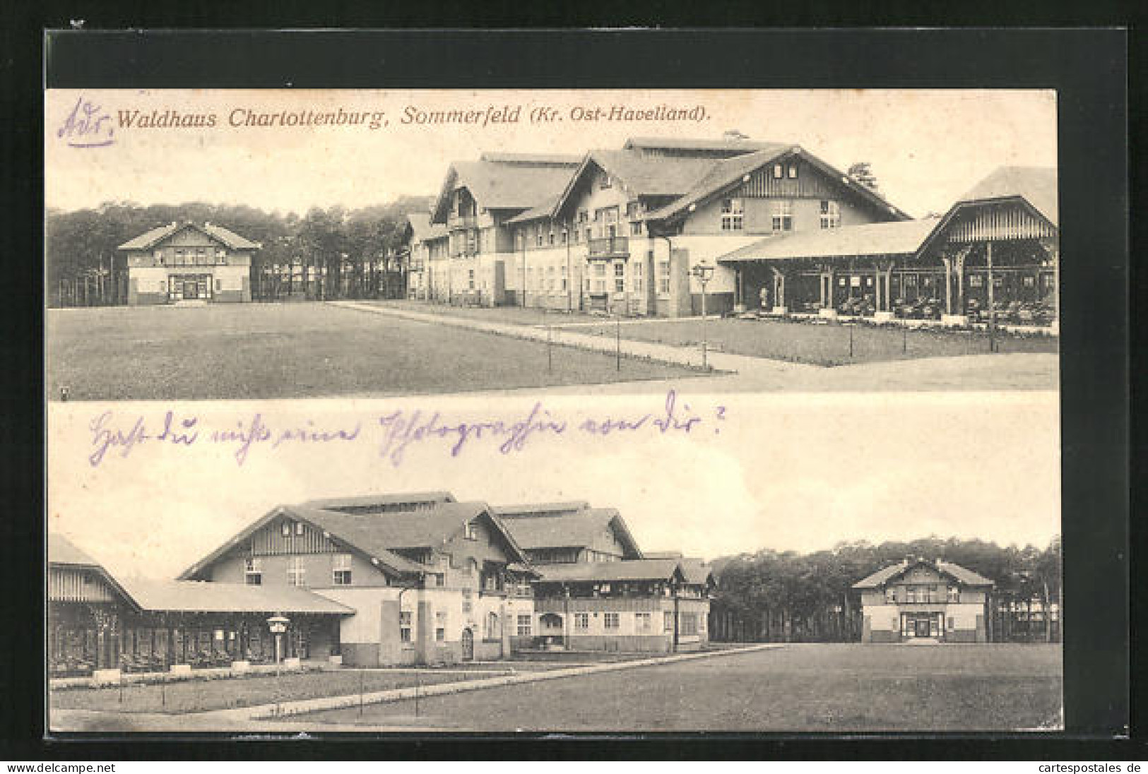 AK Sommerfeld, Waldhaus Charlottenburg, Aussenansichten  - Sommerfeld
