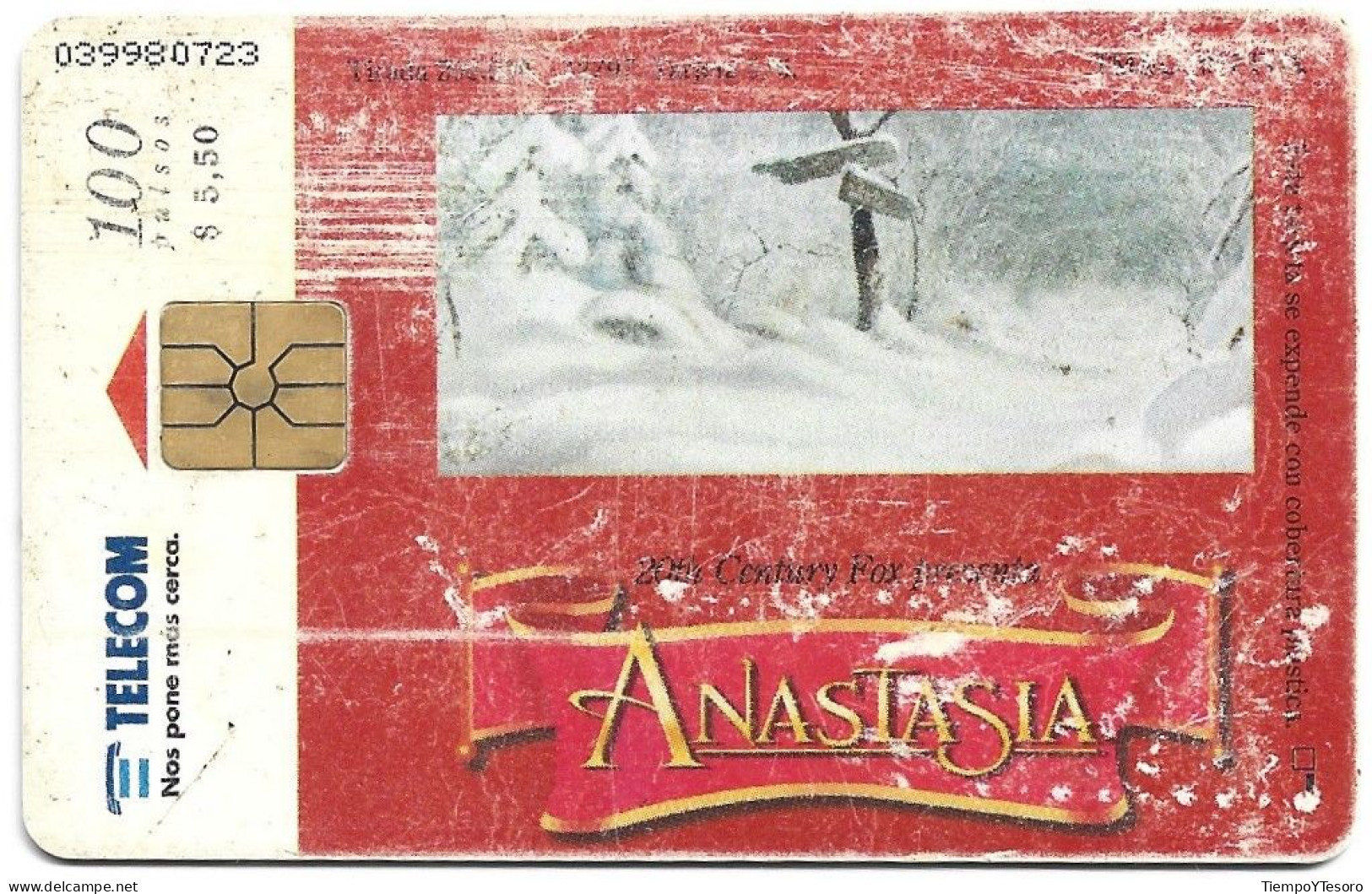 Phonecard - Argentina, Anastasia, N°1110 - Colecciones