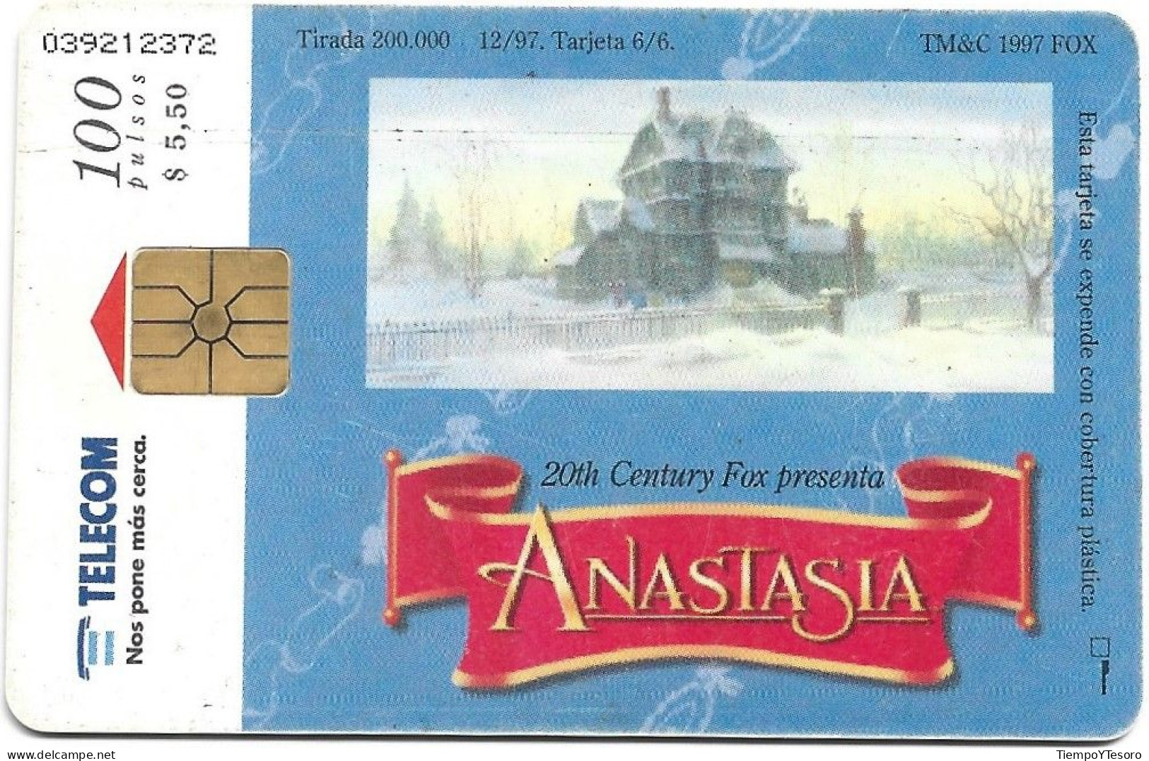 Phonecard - Argentina, Anastasia 4, N°1113 - Lots - Collections