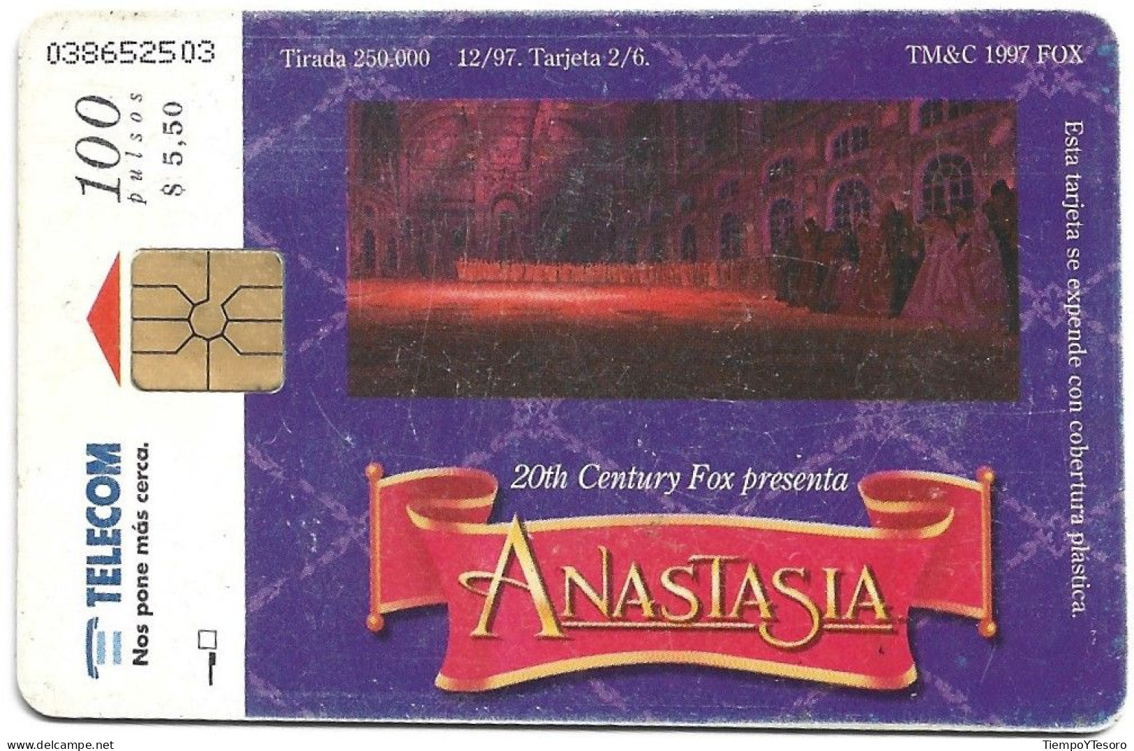 Phonecard - Argentina, Anastasia 5, N°1114 - Colecciones