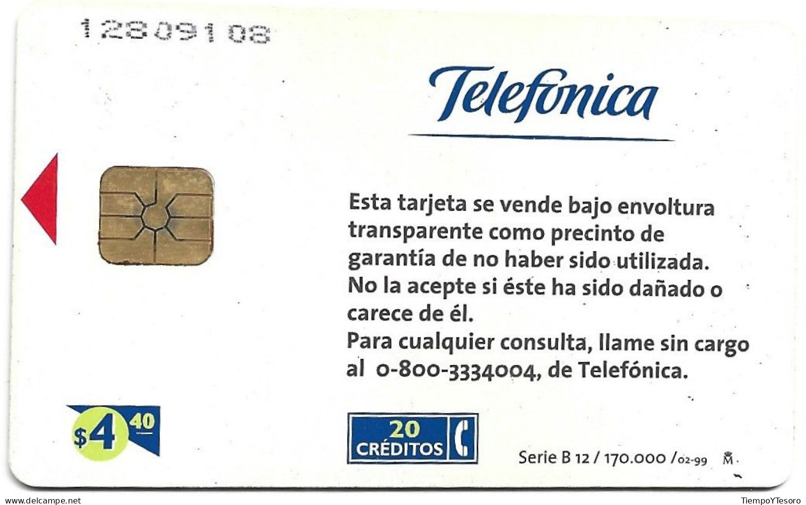 Phonecard - Argentina, Telefonica, N°1115 - Colecciones