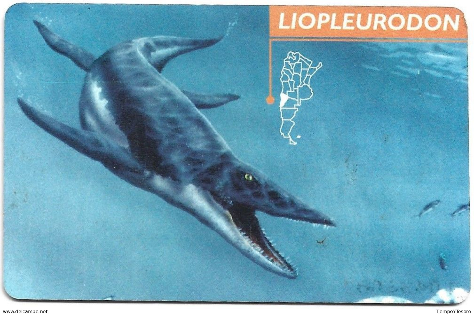 Phonecard - Argentina, Liopleurodon, N°1116 - Sammlungen