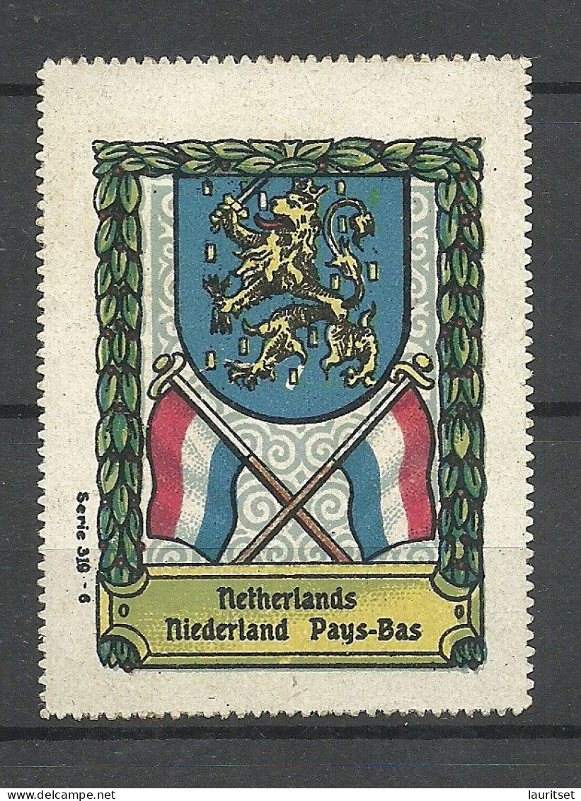 NETHERLANDS Nederland Flag Flagge Vignette Poster Stamp (*) - Expositions Philatéliques