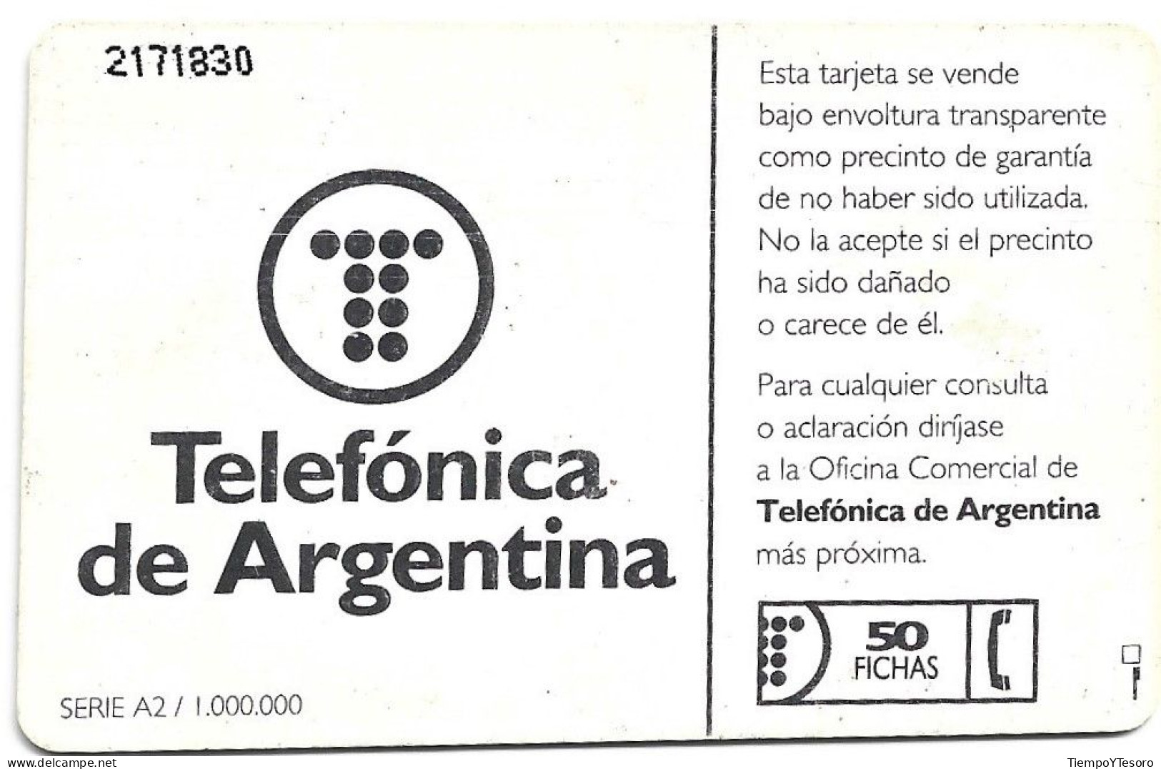 Phonecard - Argentina, Don Quijote, N°1120 - Verzamelingen