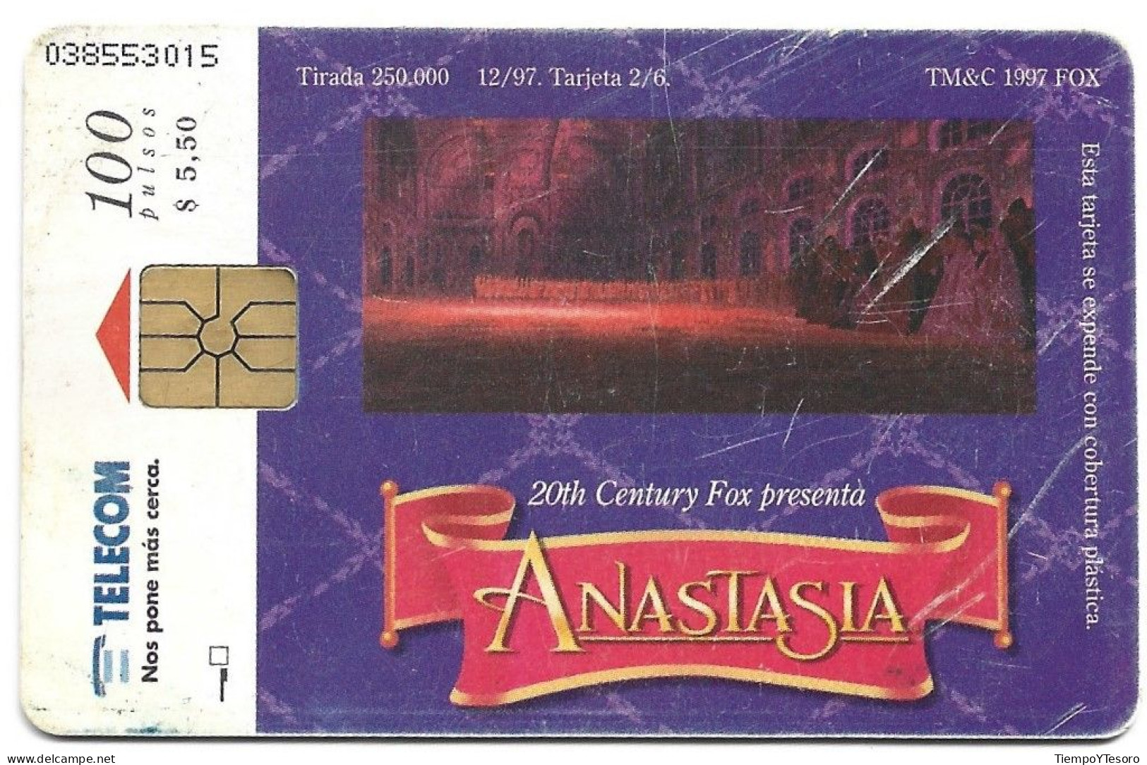 Phonecard - Argentina, Anastasia, N°1121 - Colecciones