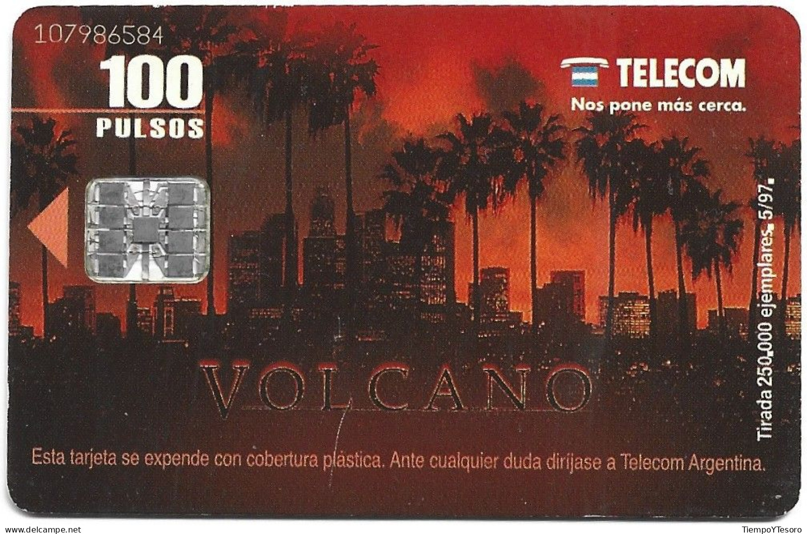 Phonecard - Argentina, Los Angeles Eruption, N°1123 - Collections