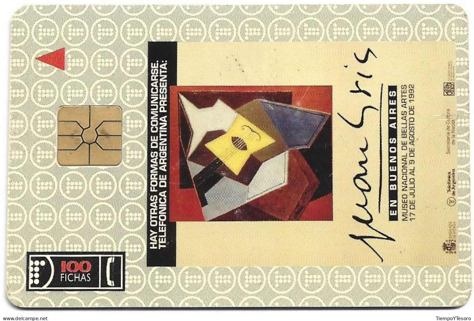 Phonecard - Argentina, Bellas Artes, N°1125 - Sammlungen