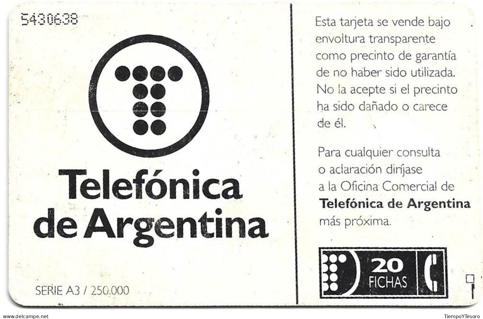 Phonecard - Argentina, Culture, N°1127 - Collections