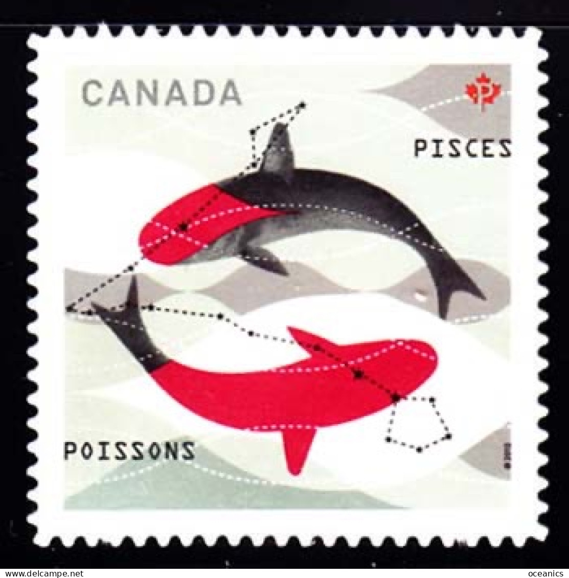 Canada (Scott No.2460i - Zodiac / Capricorn) [**] - NOTE - DC - Unused Stamps