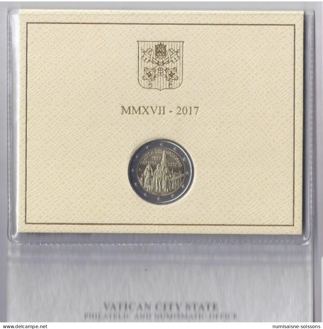 VATICAN - 2 EURO 2017 - FATIMA - Vatican