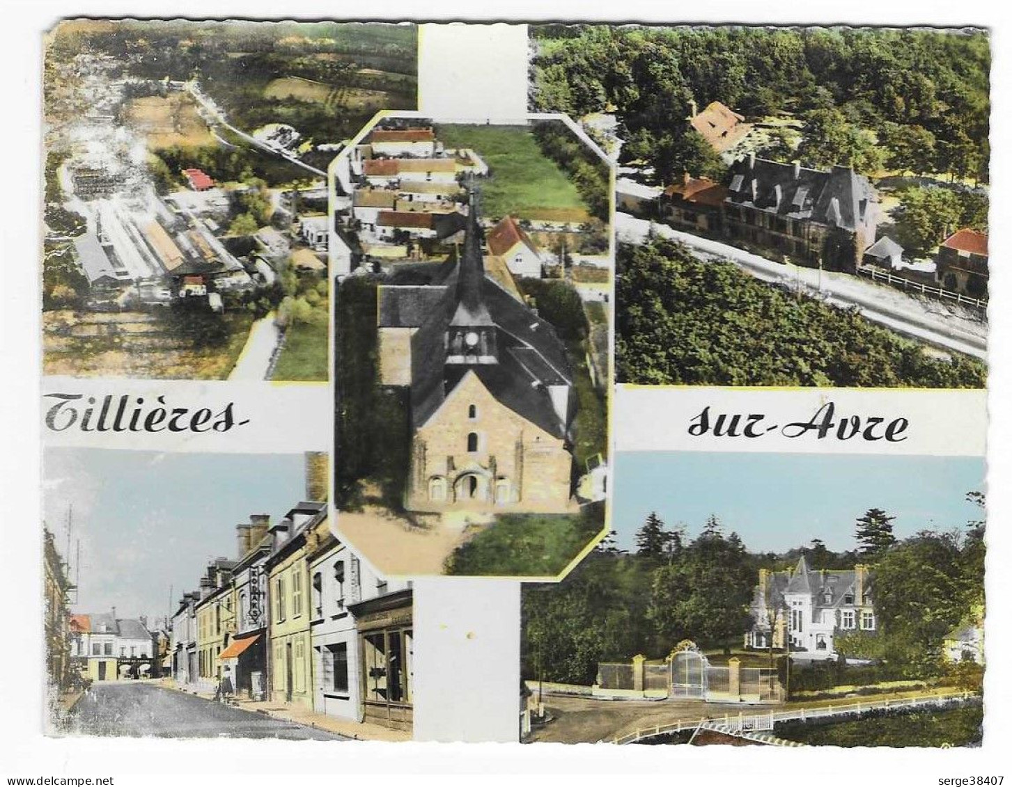 Tillières Sur Avre - 1969 - Vue Aérienne - Le Centre - N°3 # 11-23/25 - Tillières-sur-Avre