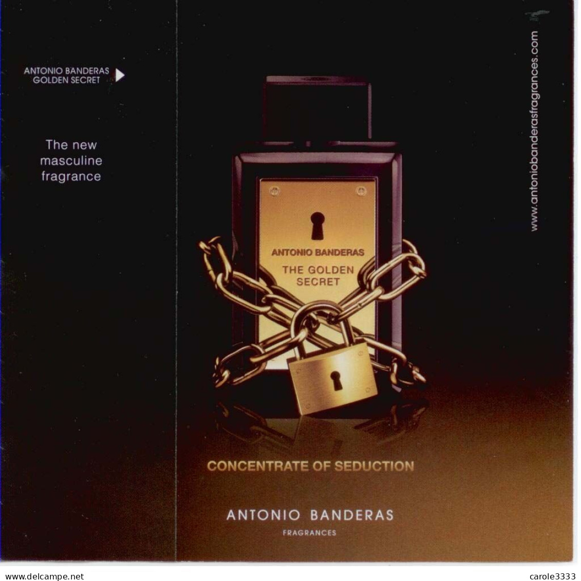Antonio Banderas - Concentrate Of Seduction - Modernes (à Partir De 1961)