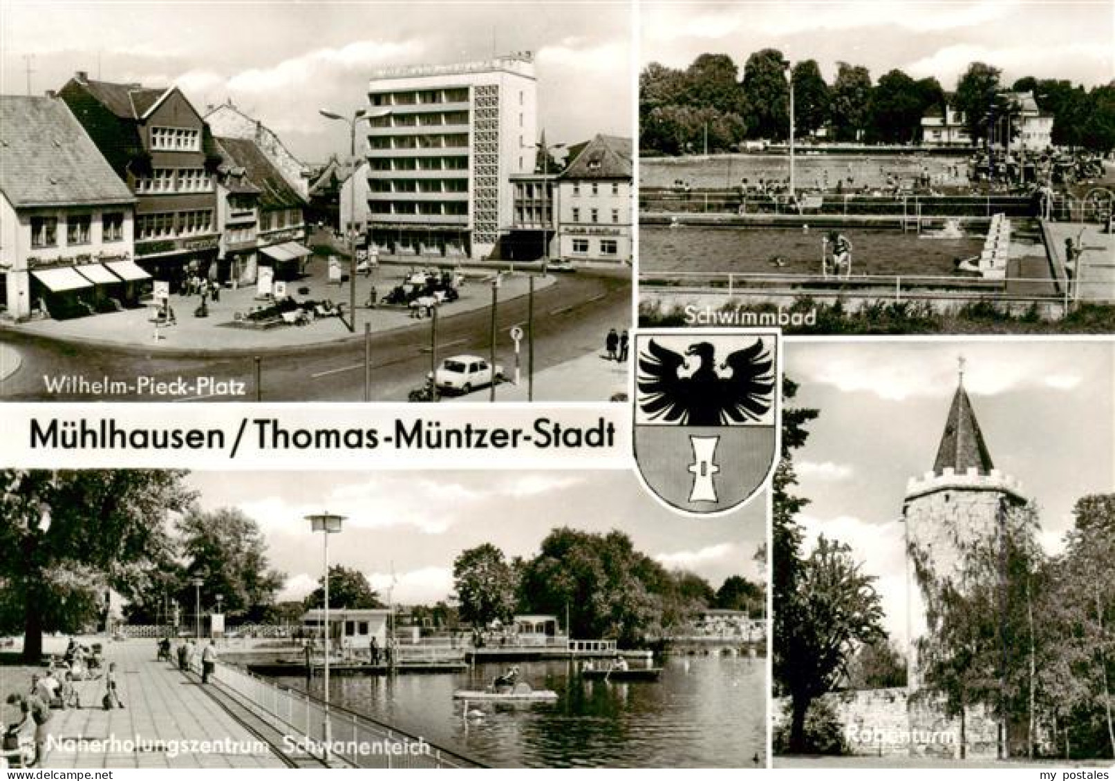 73962828 Muehlhausen__Thueringen Wilhelm Pieck Platz Schwimmbad Naherholungszent - Muehlhausen