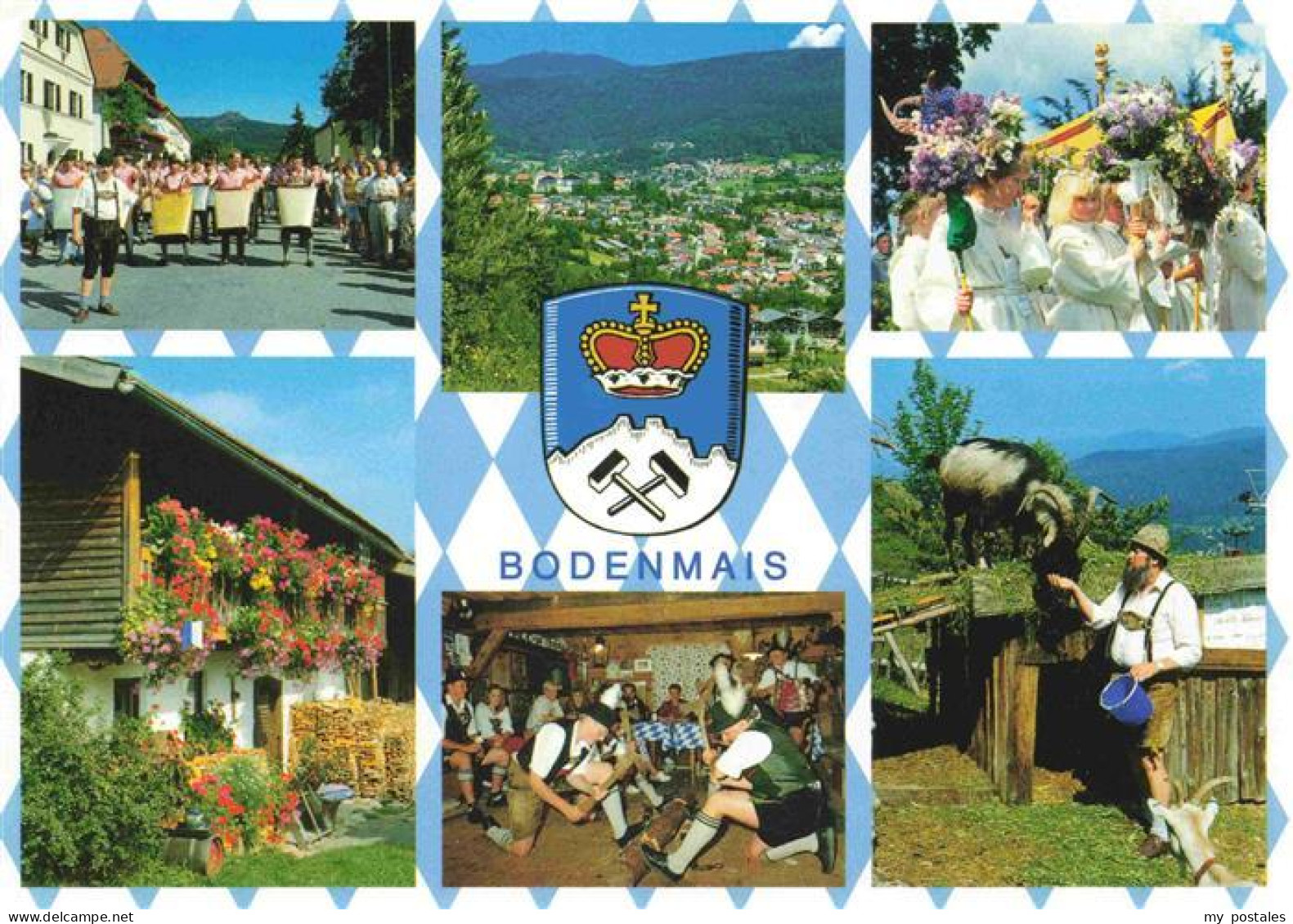 73962660 Bodenmais Teilansichten Festumzug Blumenschmuck Panorama - Bodenmais