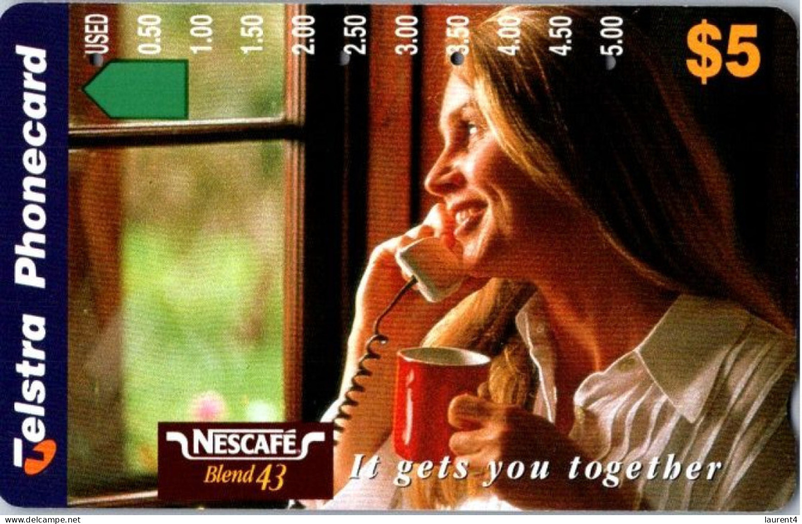6-3-2024 (Phonecard) Nescafé $ 5.00 Phonecard - Carte De Téléphoone (1 Card) - Australie