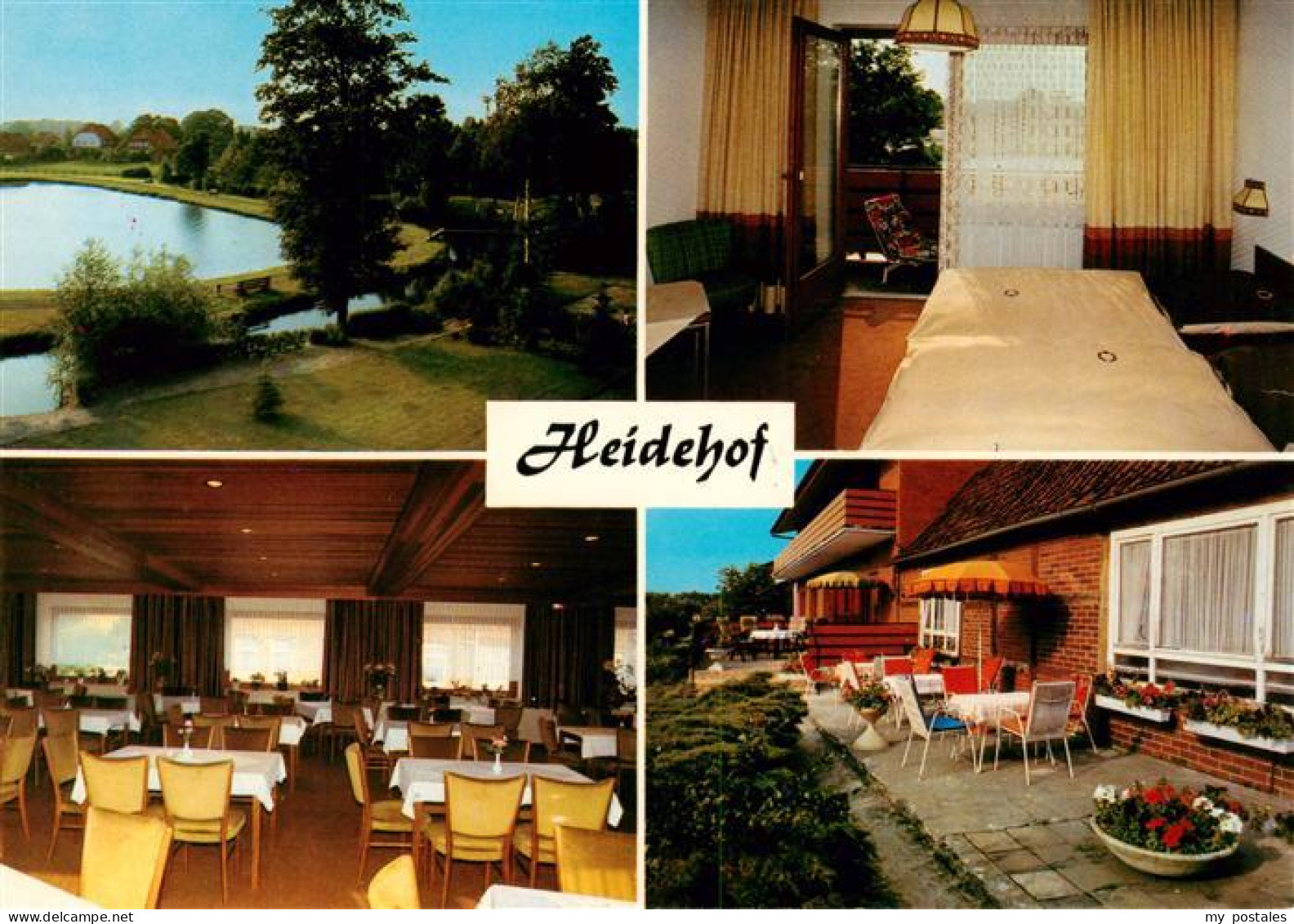 73922902 Dorfmark_Bad_Fallingbostel Hotel Restaurant Heidehof Gastraum Zimmer Te - Fallingbostel