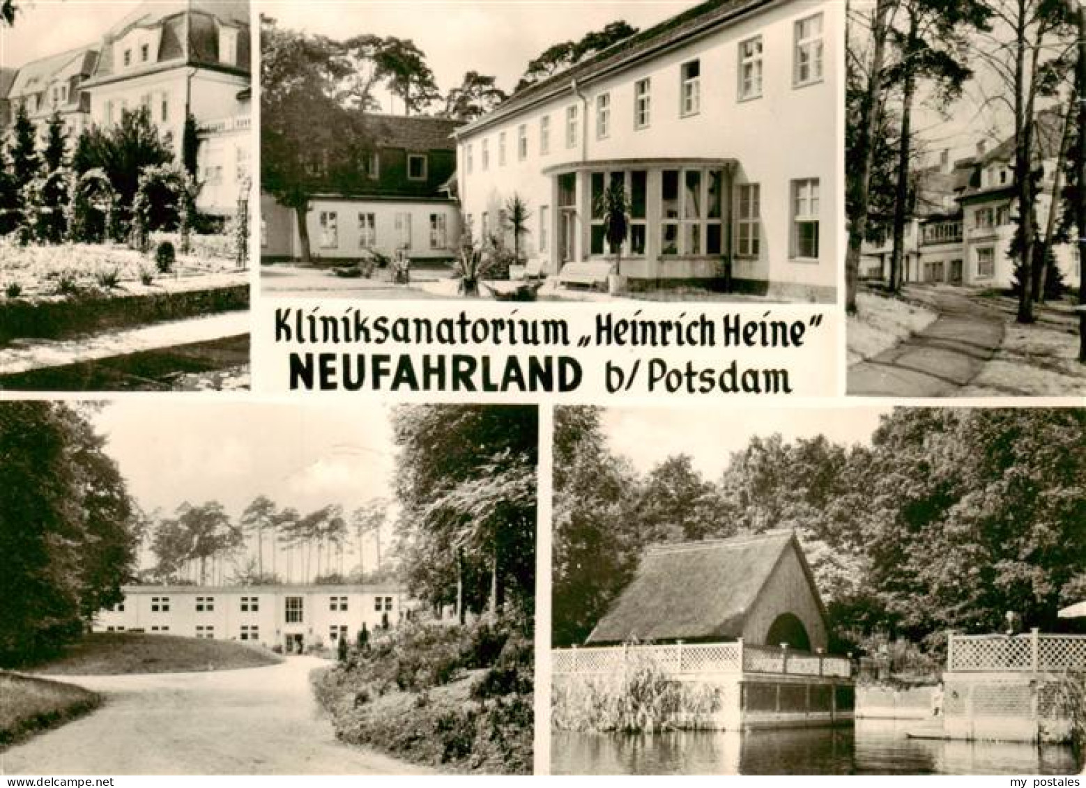 73922887 Neufahrland Kliniksanatorium Heinrich Heine Rosengarten Badehaus Haupth - Beelitz