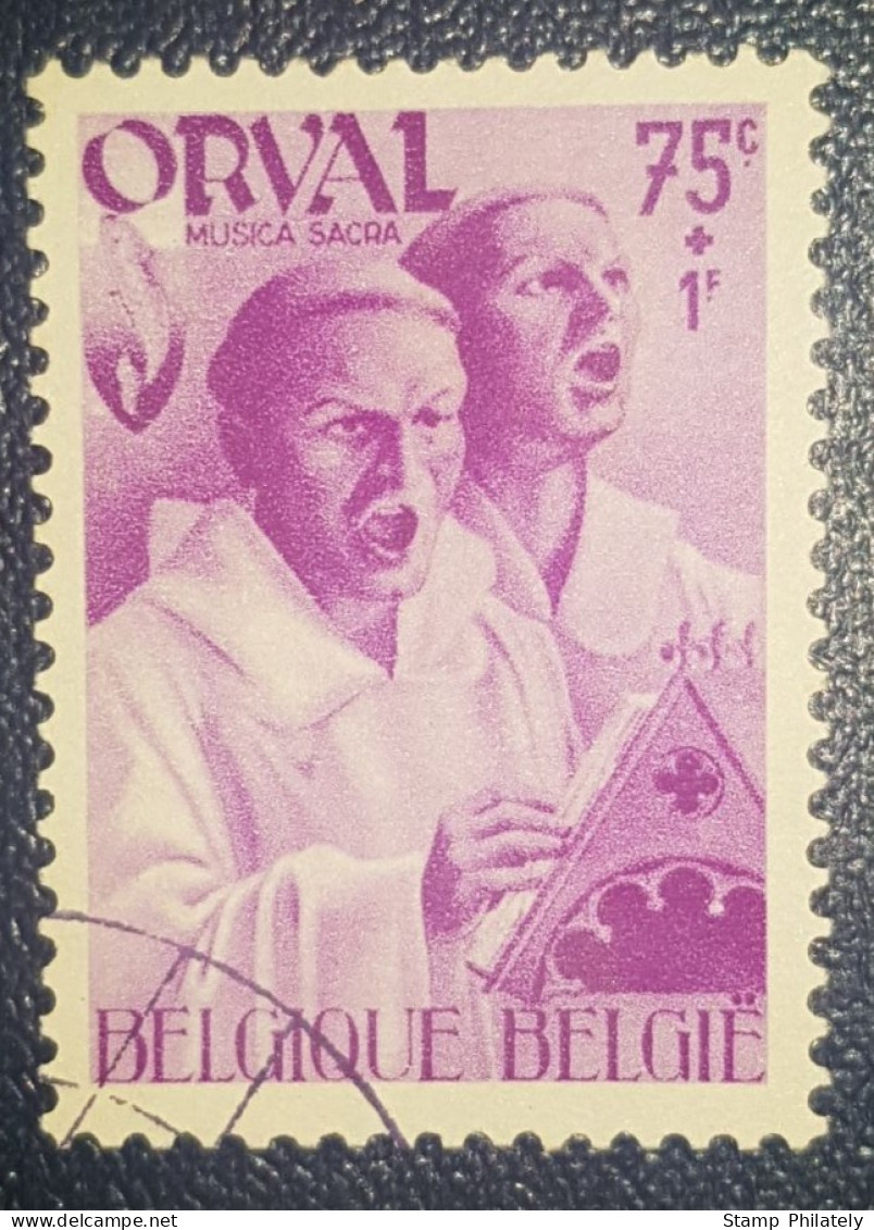 Belgium 75C Orval Charity Stamp 1941 Used - Gebruikt