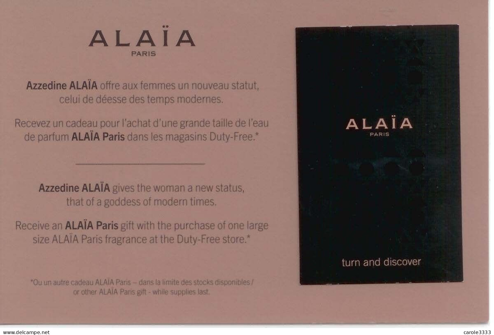 Alaïa - Modern (ab 1961)