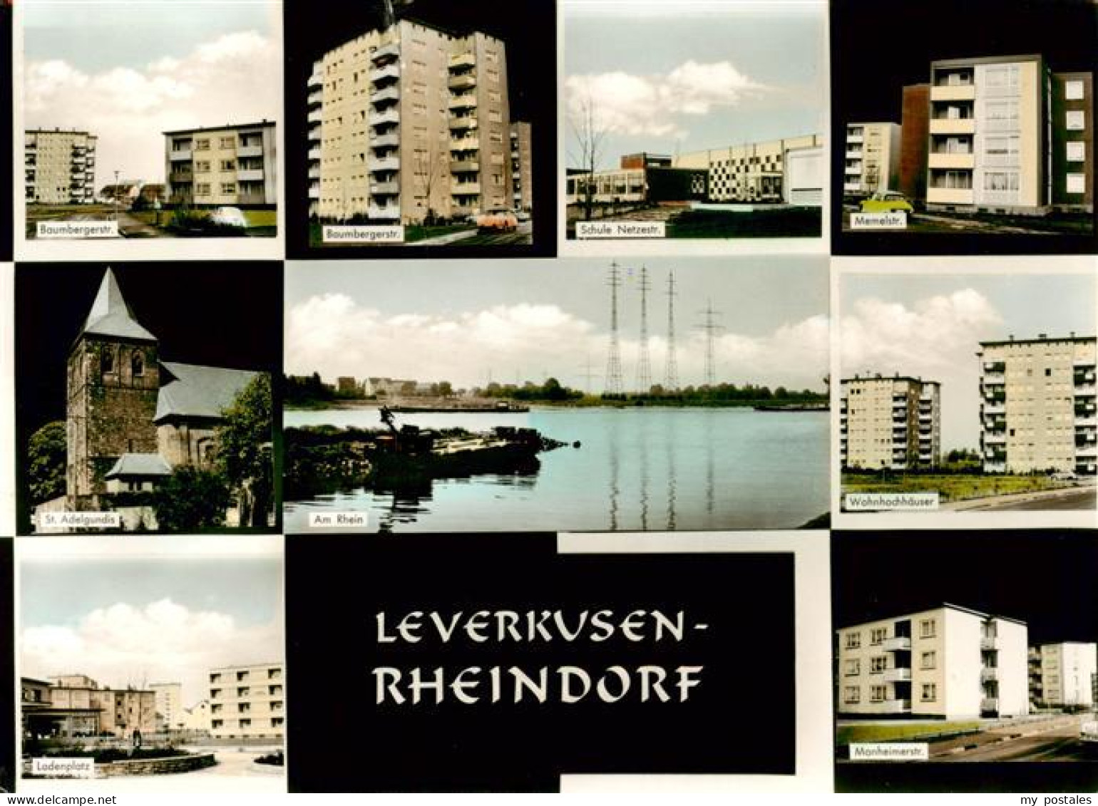 73881516 Rheindorf Leverkusen Baumbergerstr Schule Memelstr St Adelgunde Am Rhei - Leverkusen