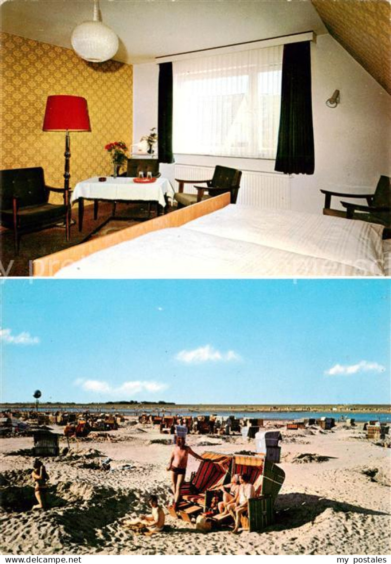 73847821 Buesum Nordseebad Pension Achtern Diek Strand Gaestezimmer Buesum Nords - Büsum