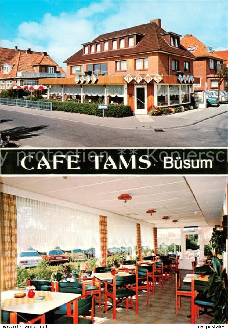 73847814 Buesum Nordseebad Cafe Tams Gastraum Buesum Nordseebad - Büsum