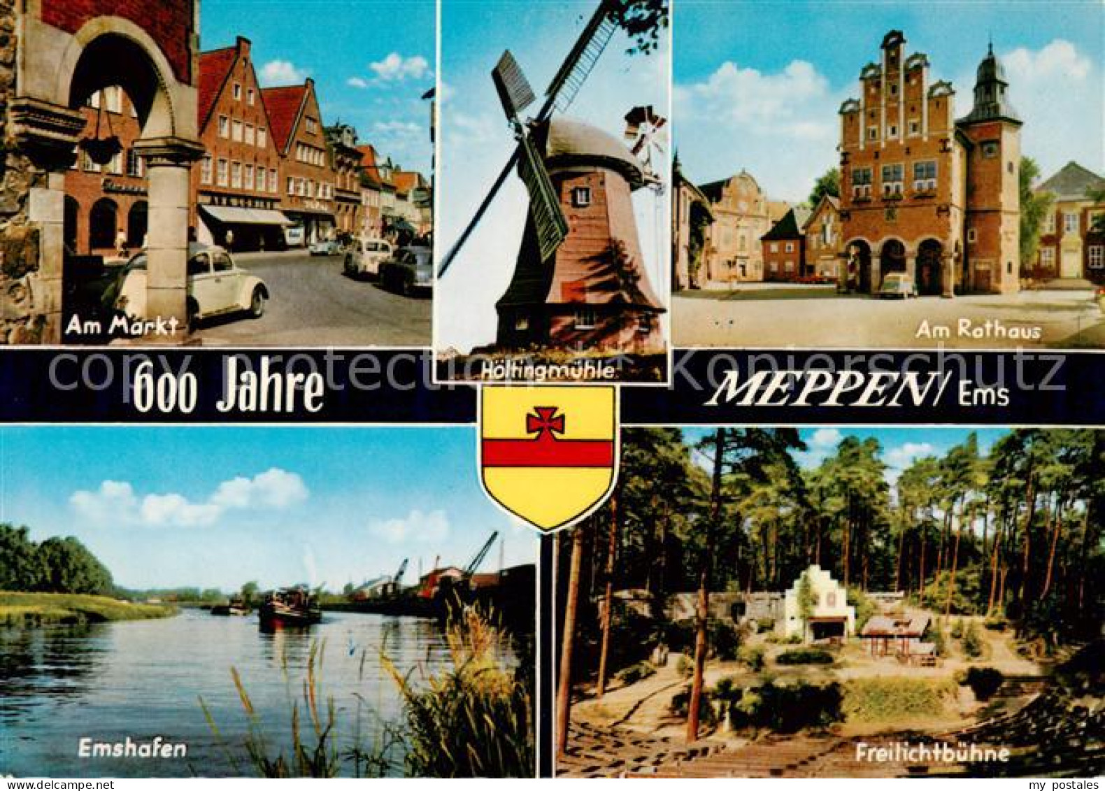 73814046 Meppen_Ems Am Markt Hoeltingmuehle Am Rathaus Emshafen Freilichtbuehne - To Identify