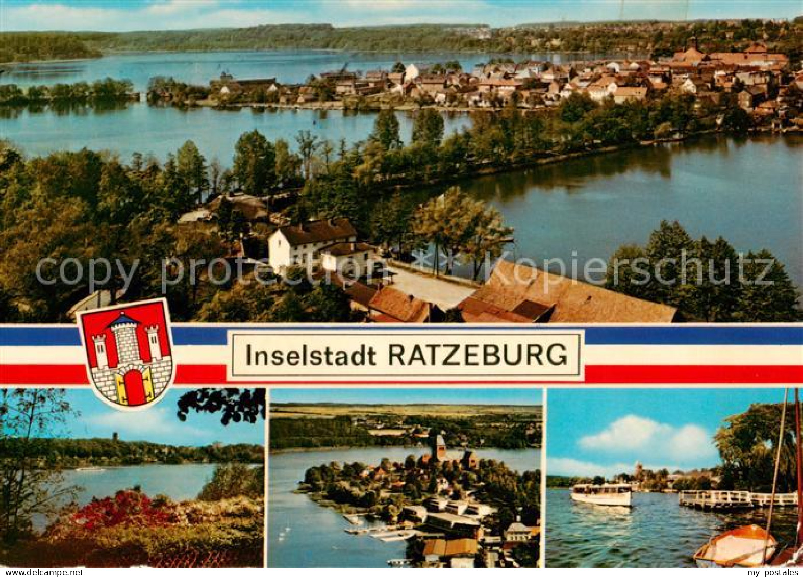 73814030 Ratzeburg Fliegeraufnahmen Seepartien Ratzeburg - Ratzeburg