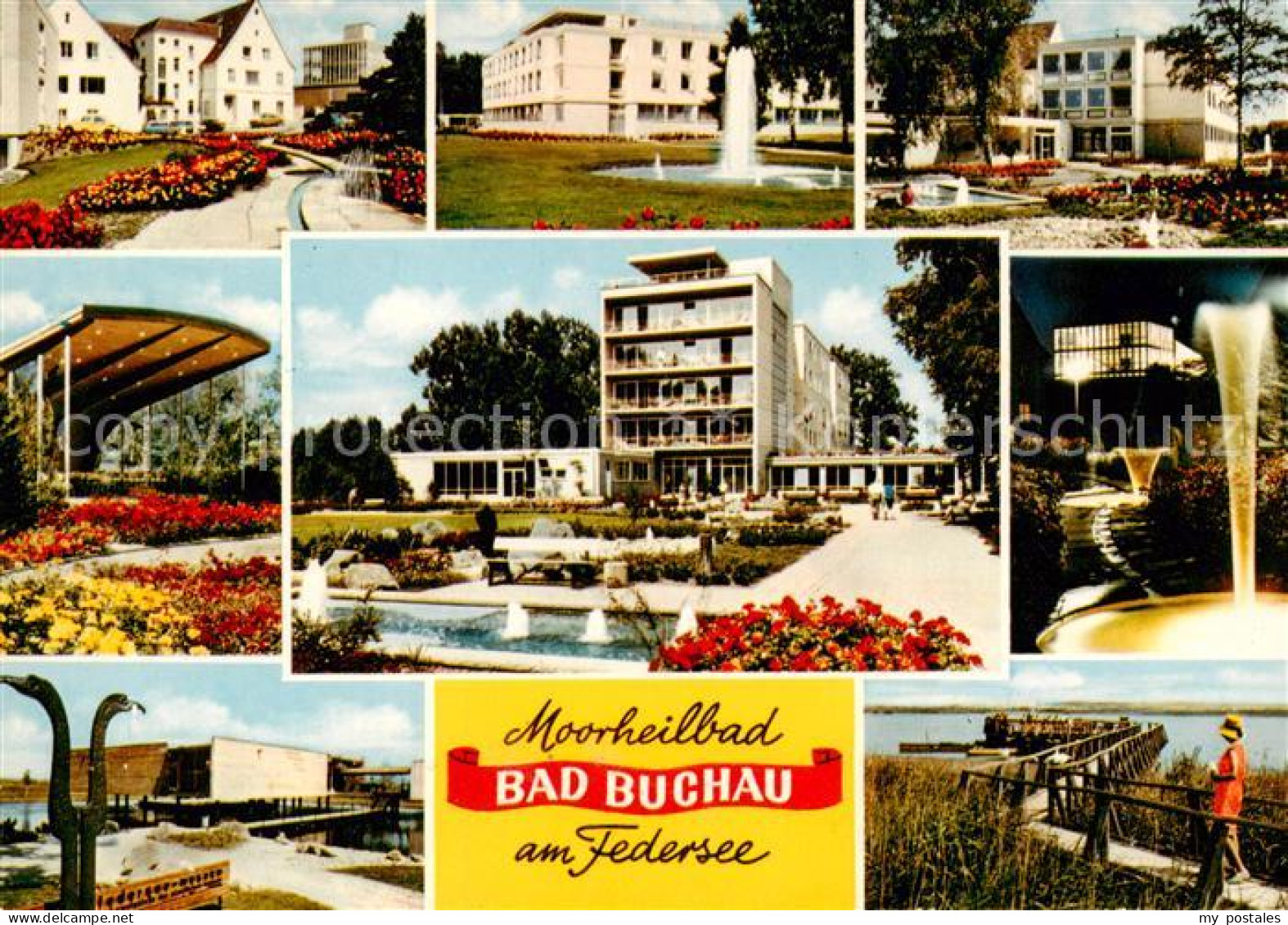 73813979 Bad Buchau Federsee Ortsansichten Kurhaus Seepartie Bad Buchau Federsee - Bad Buchau
