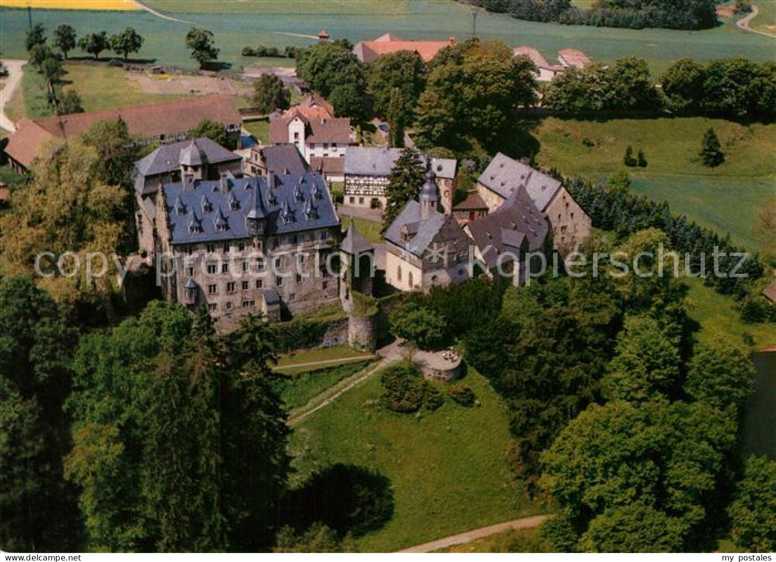 73216754 Lauterbach Hessen Schloss Eisenbach Fliegeraufnahme Lauterbach Hessen - Lauterbach