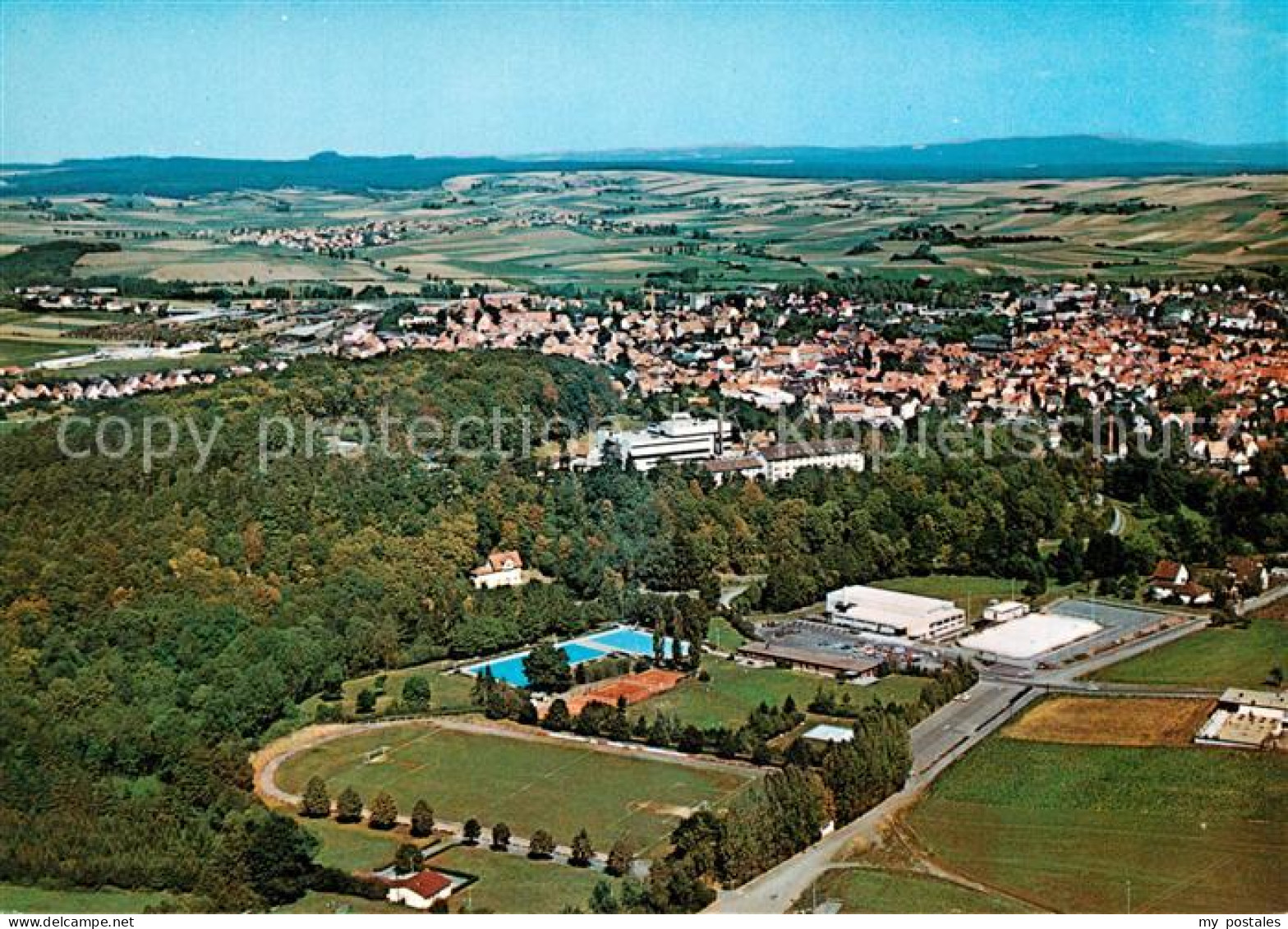 73216745 Lauterbach Hessen Luftkurort Fliegeraufnahme Lauterbach Hessen - Lauterbach