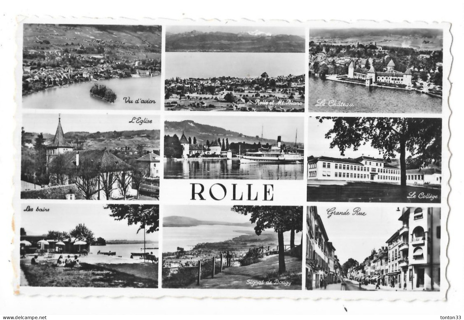 ROLLE - SUISSE - MULTIVUES -9 Vues - TOUL 3 - - Rolle