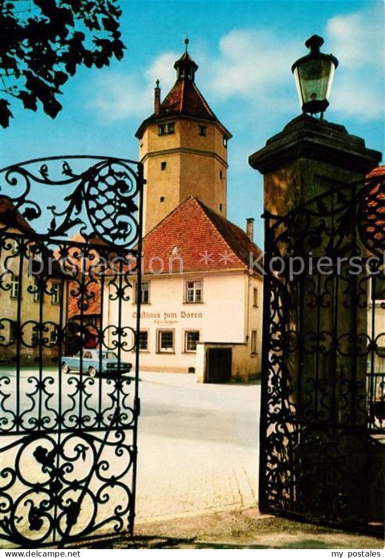 73216131 Gunzenhausen Altmuehlsee Blick Zum Blasturm Gasthaus Zum Baeren Gunzenh - Gunzenhausen