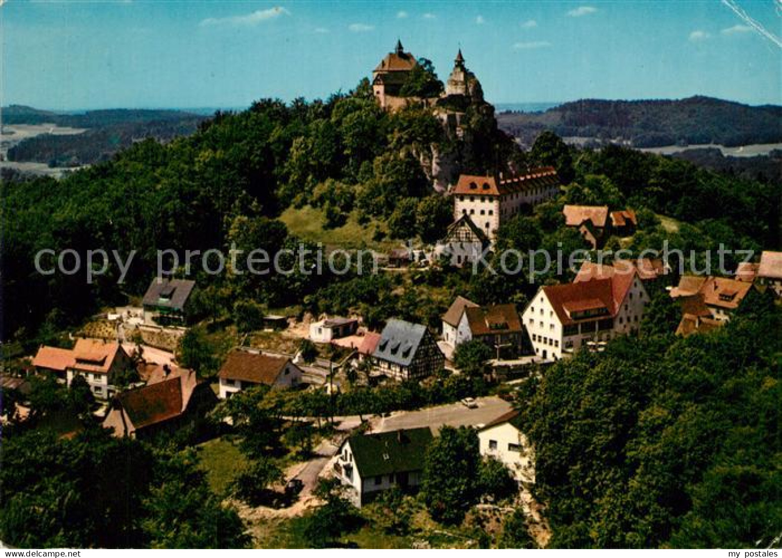 73214236 Hersbruck Burg Hohenstein Fliegeraufnahme Hersbruck - Hersbruck