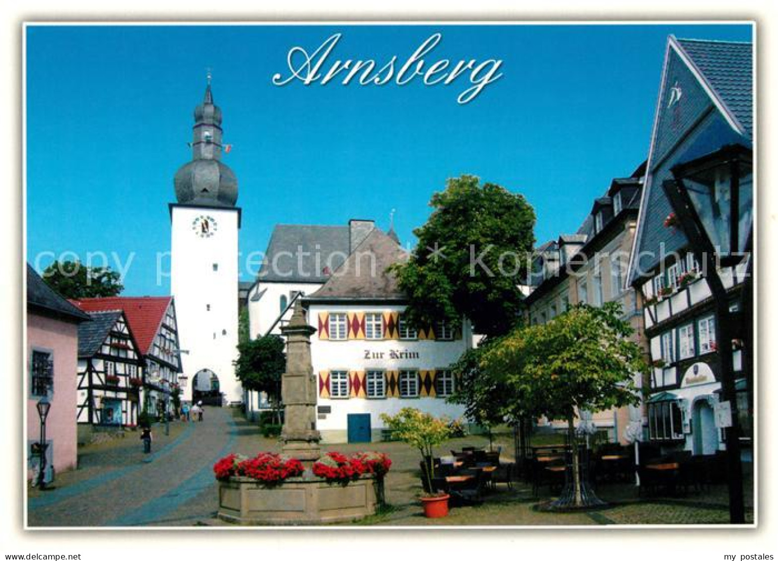 73214010 Arnsberg Westfalen Alter Markt Gasthaus Zur Krim Arnsberg Westfalen - Arnsberg