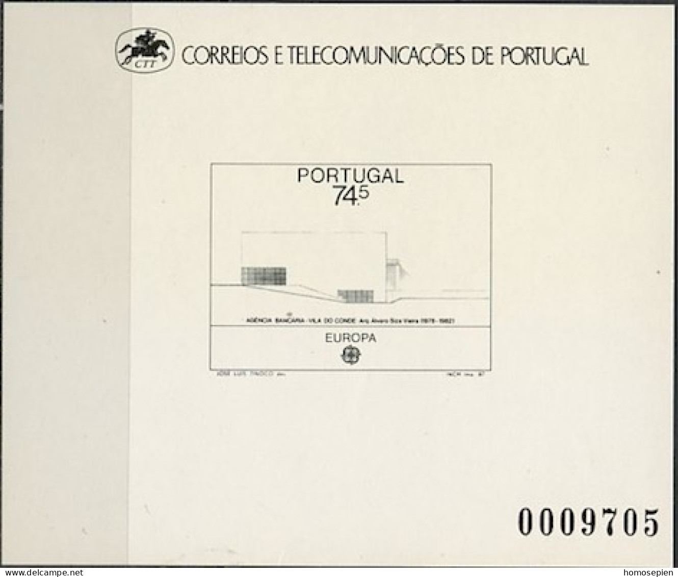 Portugal épreuve 1987 Y&T N°EL1699 - Michel N°DP1722 *** - 74,50e EUROPA - Probe- Und Nachdrucke