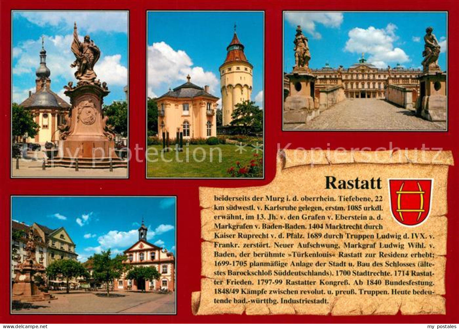 73213371 Rastatt Denkmal Schloss Park Stadtplatz Rastatt - Rastatt