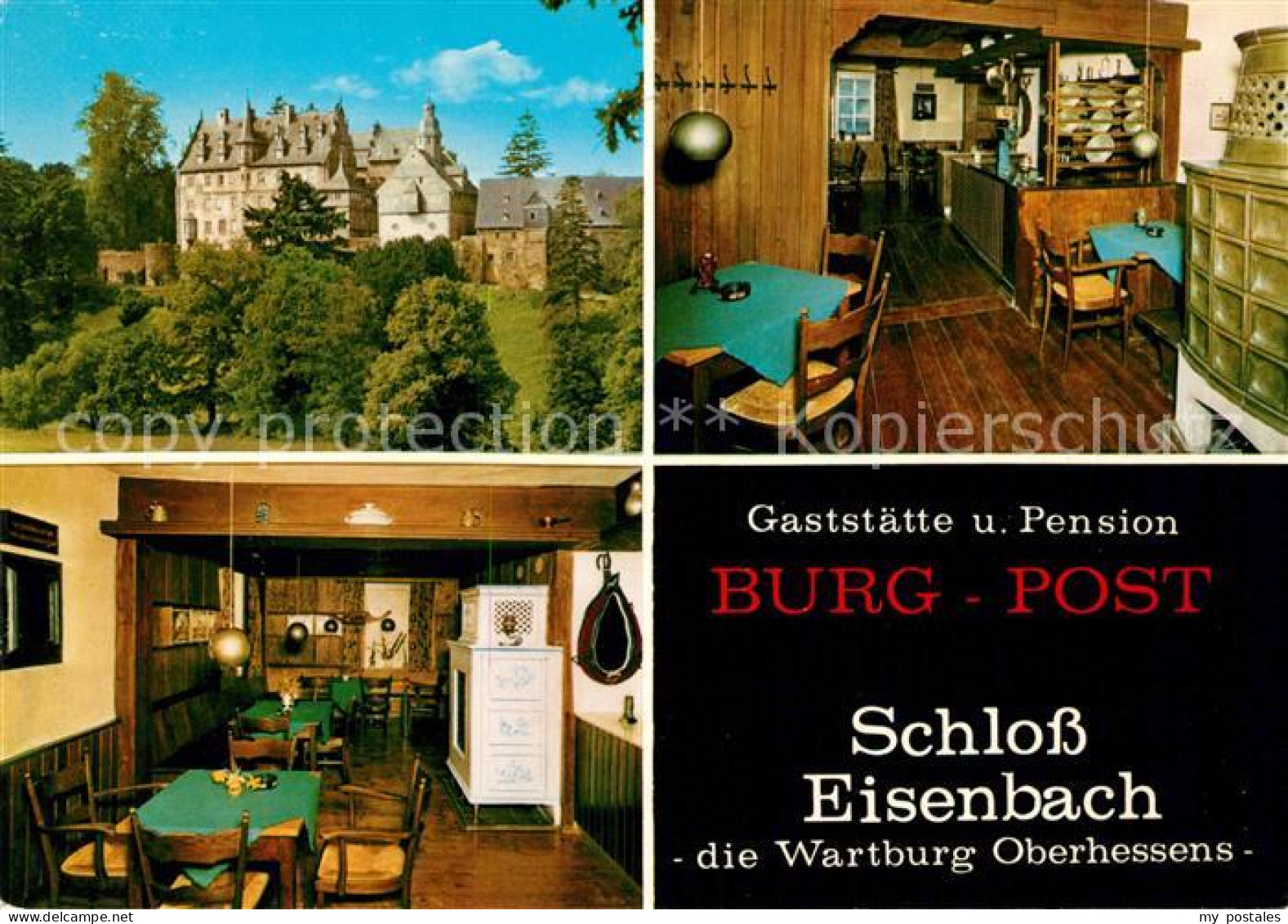 73213301 Schloss Eisenbach Gaststaette Und Pension Burg Post Gaststube Schloss E - Lauterbach