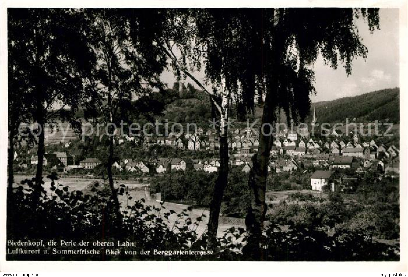 73213229 Biedenkopf Blick Von Der Berggartenterrasse Biedenkopf - Biedenkopf