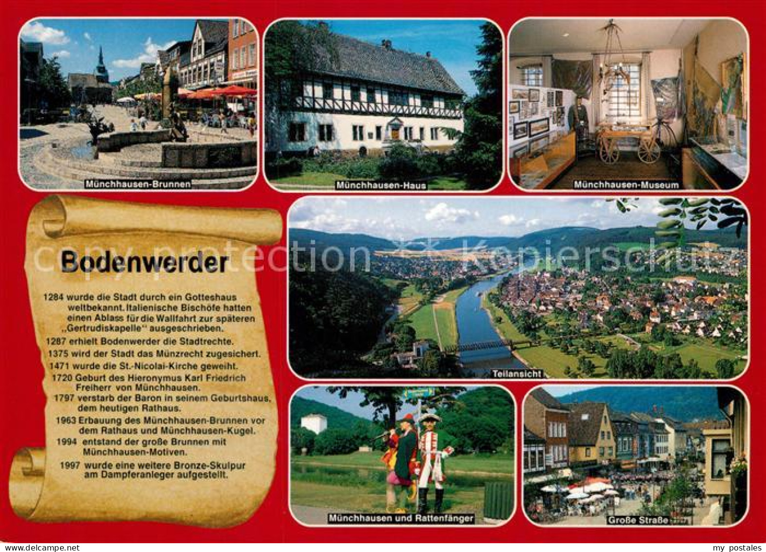 73213198 Bodenwerder Muenchhausen-Haus Grosse Strasse Rattenfaenger  Bodenwerder - Bodenwerder