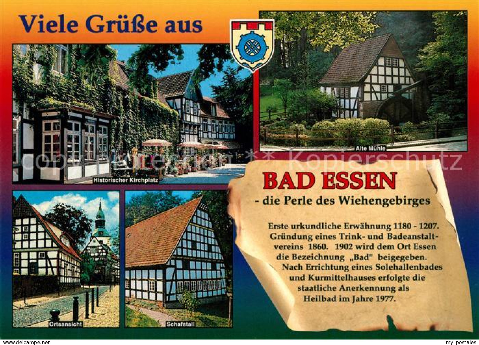 73213161 Bad Essen Alte Muehle Schafstall Historischer Kirchplatz  Bad Essen - Bad Essen